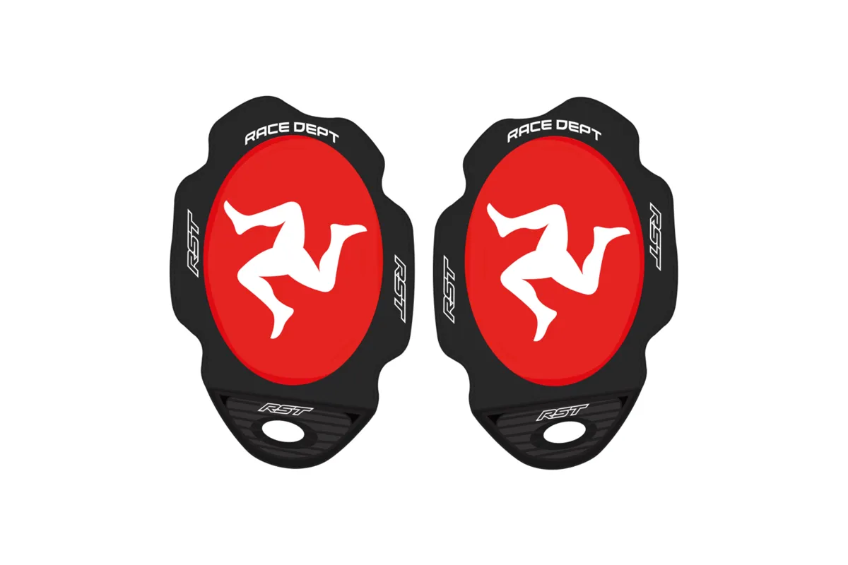 Sliders de genou RST Flag Series Manx Red