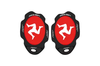 Sliders de genou RST Flag Series Manx Red