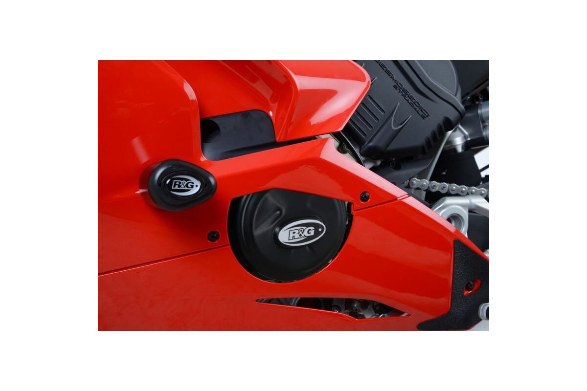 Couvre-carter d'alternateur R&G RACING noir Ducati Panigale V4/V4S