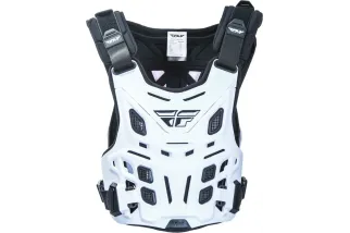 Plastron FLY RACING Revel Roost Race CE blanc
