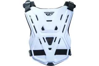 Plastron FLY RACING Revel Roost Race CE blanc