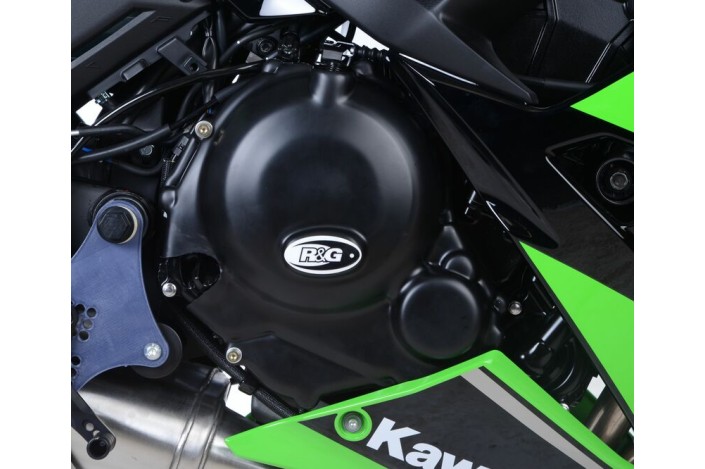 Couvre-carter droit R&G RACING noir Kawasaki Z650