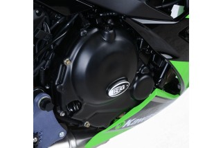 Couvre-carter droit R&G RACING noir Kawasaki Z650