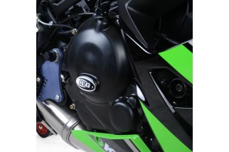 Couvre-carter droit R&G RACING noir Kawasaki Z650
