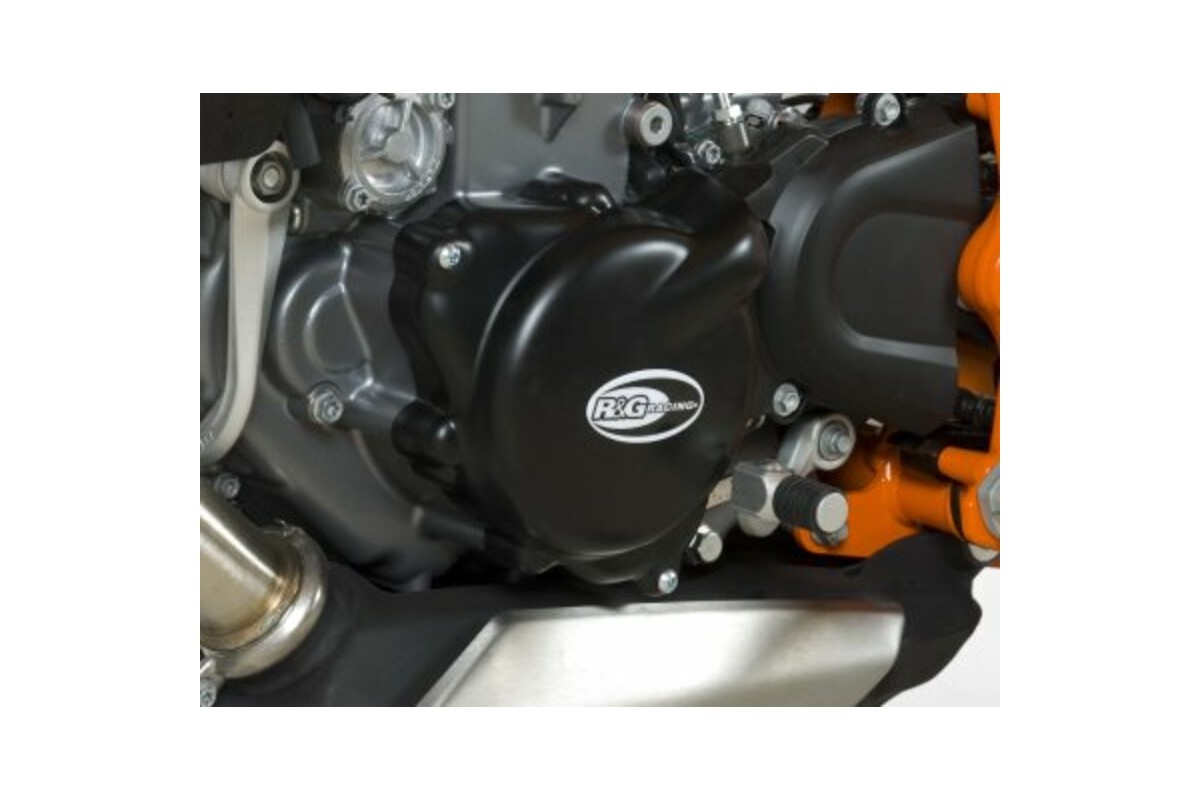 Couvre-carter gauche R&G RACING noir KTM/Husqvarna