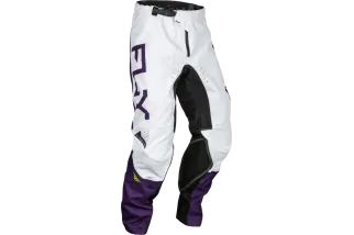 Pantalon FLY RACING Kinetic Reload - Deep Purple/blanc/jaune fluo