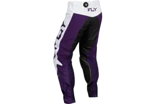 Pantalon FLY RACING Kinetic Reload - Deep Purple/blanc/jaune fluo