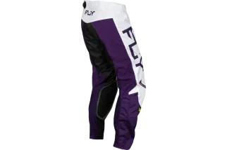 Pantalon FLY RACING Kinetic Reload - Deep Purple/blanc/jaune fluo