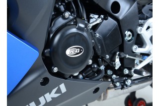 Couvre-carter gauche R&G RACING noir Suzuki GSX1000S
