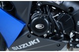 Couvre-carter gauche R&G RACING noir Suzuki GSX1000S