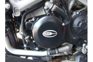 Couvre-carter gauche R&G RACING noir Aprilia RSV4/Tuono