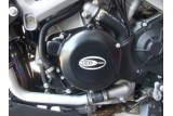 Couvre-carter gauche R&G RACING noir Aprilia RSV4/Tuono