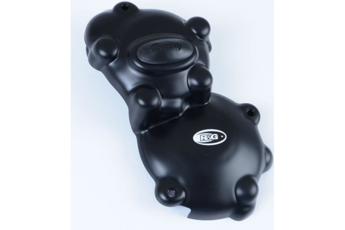 Couvre-carter gauche (démarreur) R&G RACING Race Series noir Suzuki