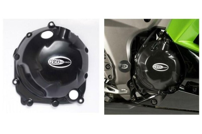 Couvre-carter droit R&G RACING noir Kawasaki Z1000/SX