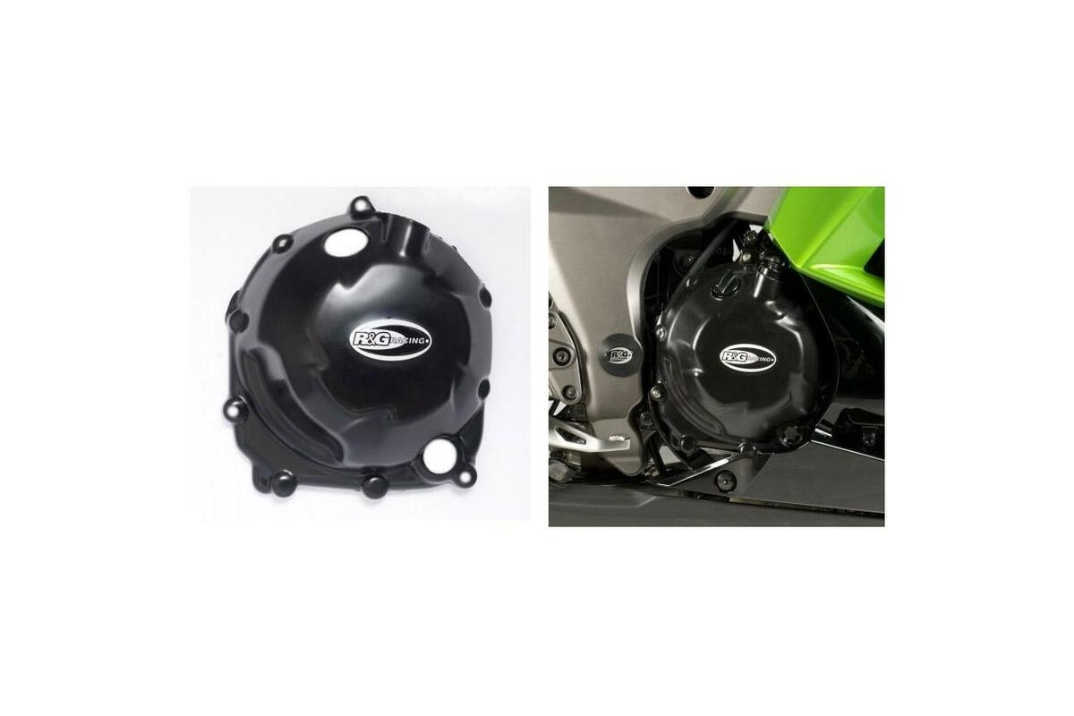 Couvre-carter droit R&G RACING noir Kawasaki Z1000/SX
