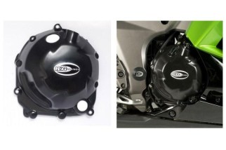 Couvre-carter droit R&G RACING noir Kawasaki Z1000/SX