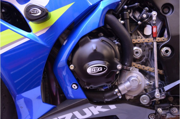 Couvre-carter gauche R&G RACING noir Suzuki GSX-R1000