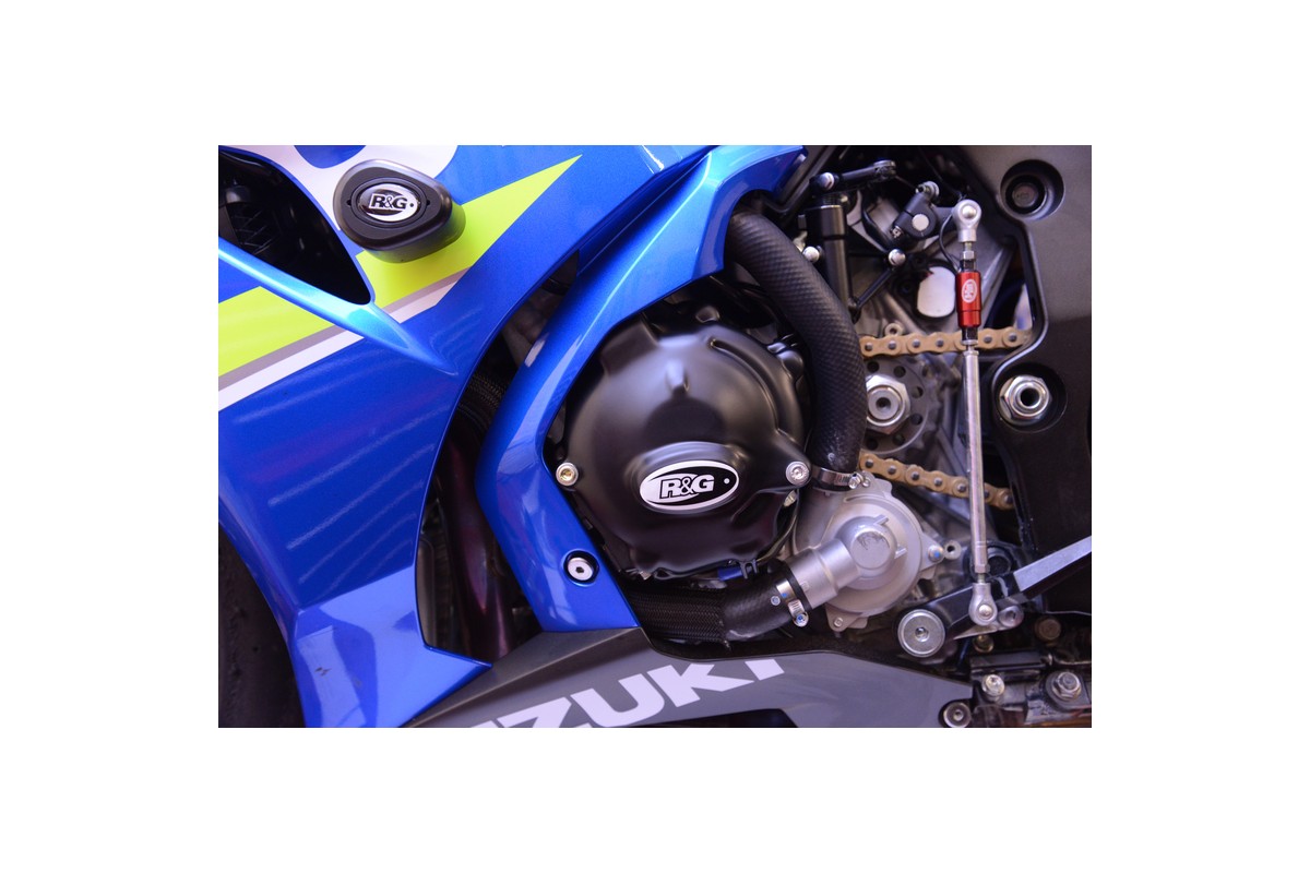Couvre-carter gauche R&G RACING noir Suzuki GSX-R1000