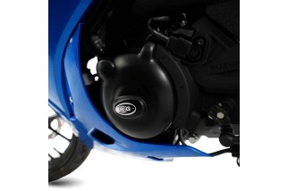 Couvre-carter gauche (alternateur) R&G RACING noir Suzuki GSX-R125