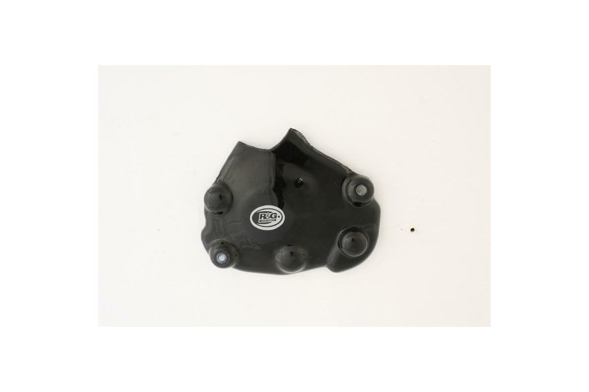 Couvre-carter droit (pompe à huile) R&G RACING noir Yamaha