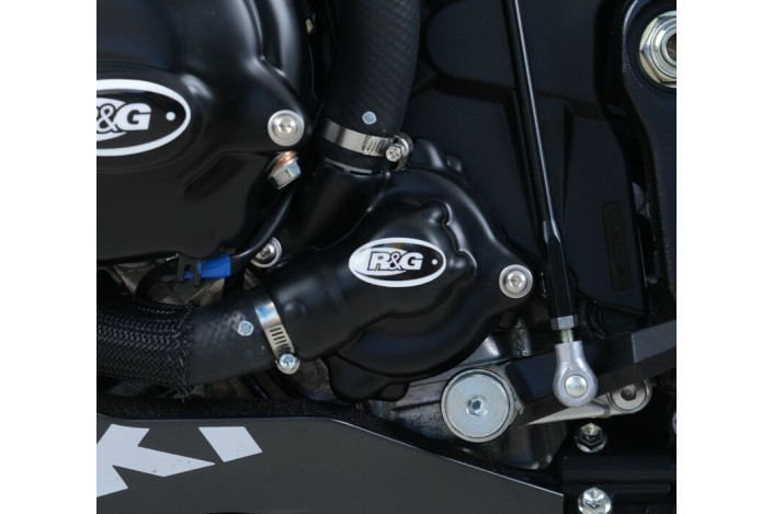 Couvre-carter gauche (pompe à eau) R&G RACING noir GSX-R 1000