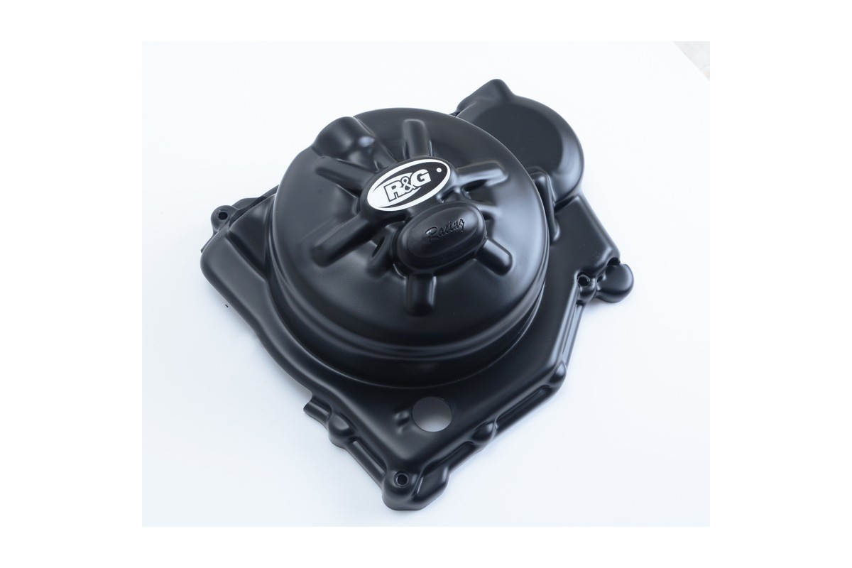 Couvre-carter droit R&G RACING Race Series noir Aprilia Tuono V4