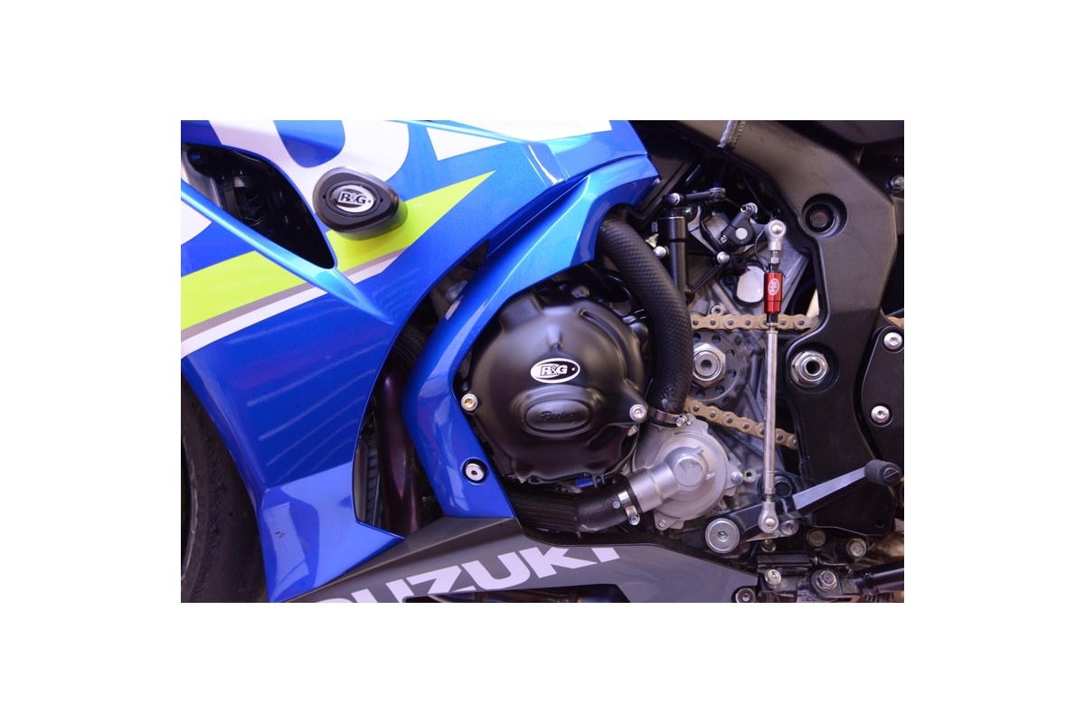 Couvre-carter gauche R&G RACING Race Series noir Suzuki GSX-R1000