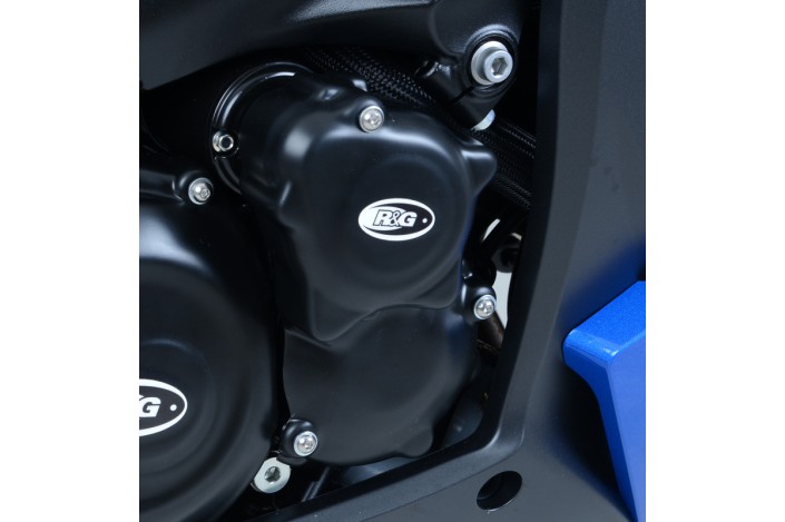 Couvres-carter droit (démareur & pompe à eau) R&G RACING noir Suzuki GSX1000S