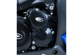 Couvres-carter droit (démareur & pompe à eau) R&G RACING noir Suzuki GSX1000S