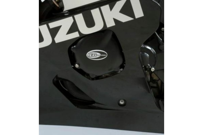 Kit couvre-carter R&G RACING noir Suzuki GSX-R600 (2 pièces)