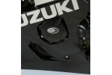 Kit couvre-carter R&G RACING noir Suzuki GSX-R600 (2 pièces)