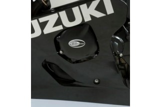 Kit couvre-carter R&G RACING noir Suzuki GSX-R600 (2 pièces)