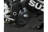 Kit couvre-carter R&G RACING noir Suzuki GSX-R600 (2 pièces)
