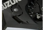 Kit couvre-carter R&G RACING noir Suzuki GSX-R600 (2 pièces)