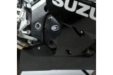 Kit couvre-carter R&G RACING noir Suzuki GSX-R600 (2 pièces)