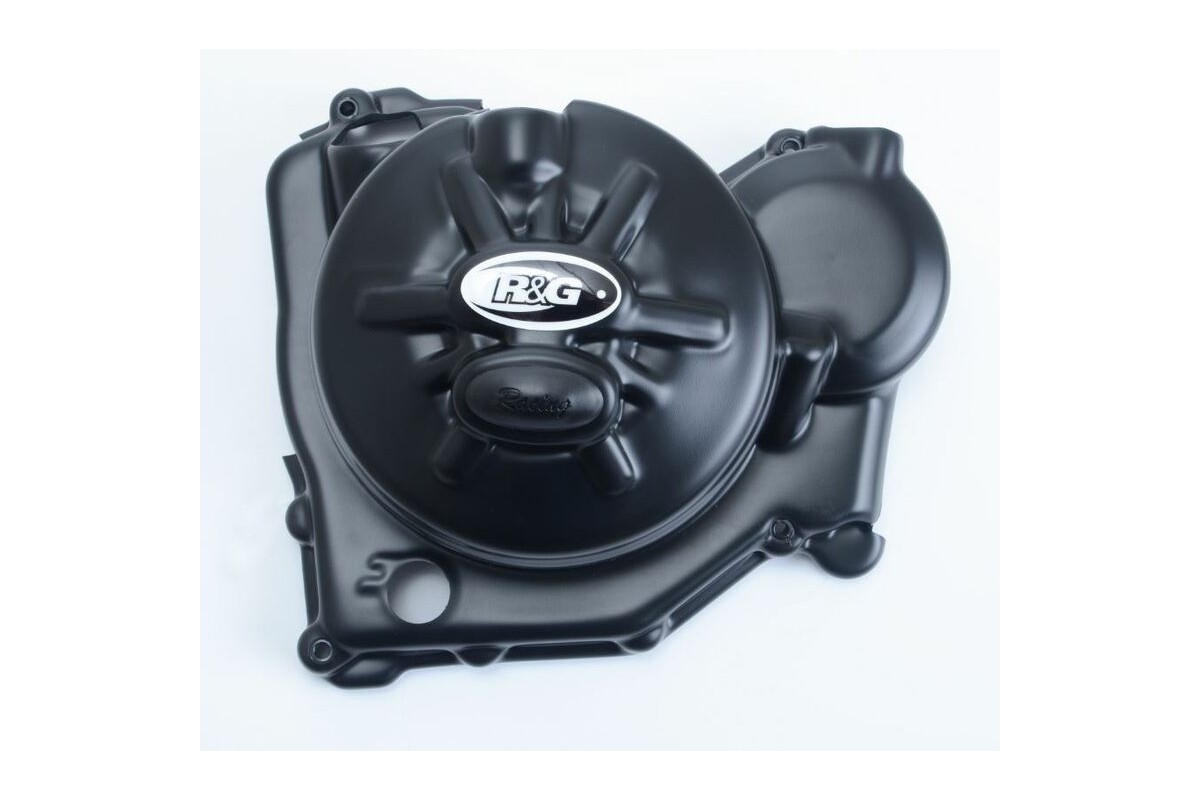 Couvre-carter gauche R&G RACING  Race Series noir Aprilia RSV4