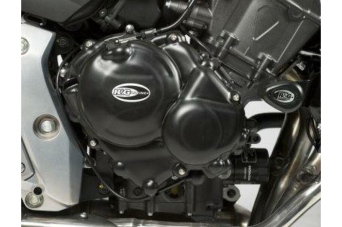 Couvre-carter droit R&G RACING noir Honda CB600F