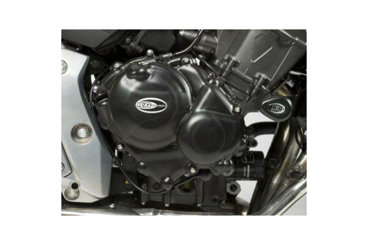 Couvre-carter droit R&G RACING noir Honda CB600F