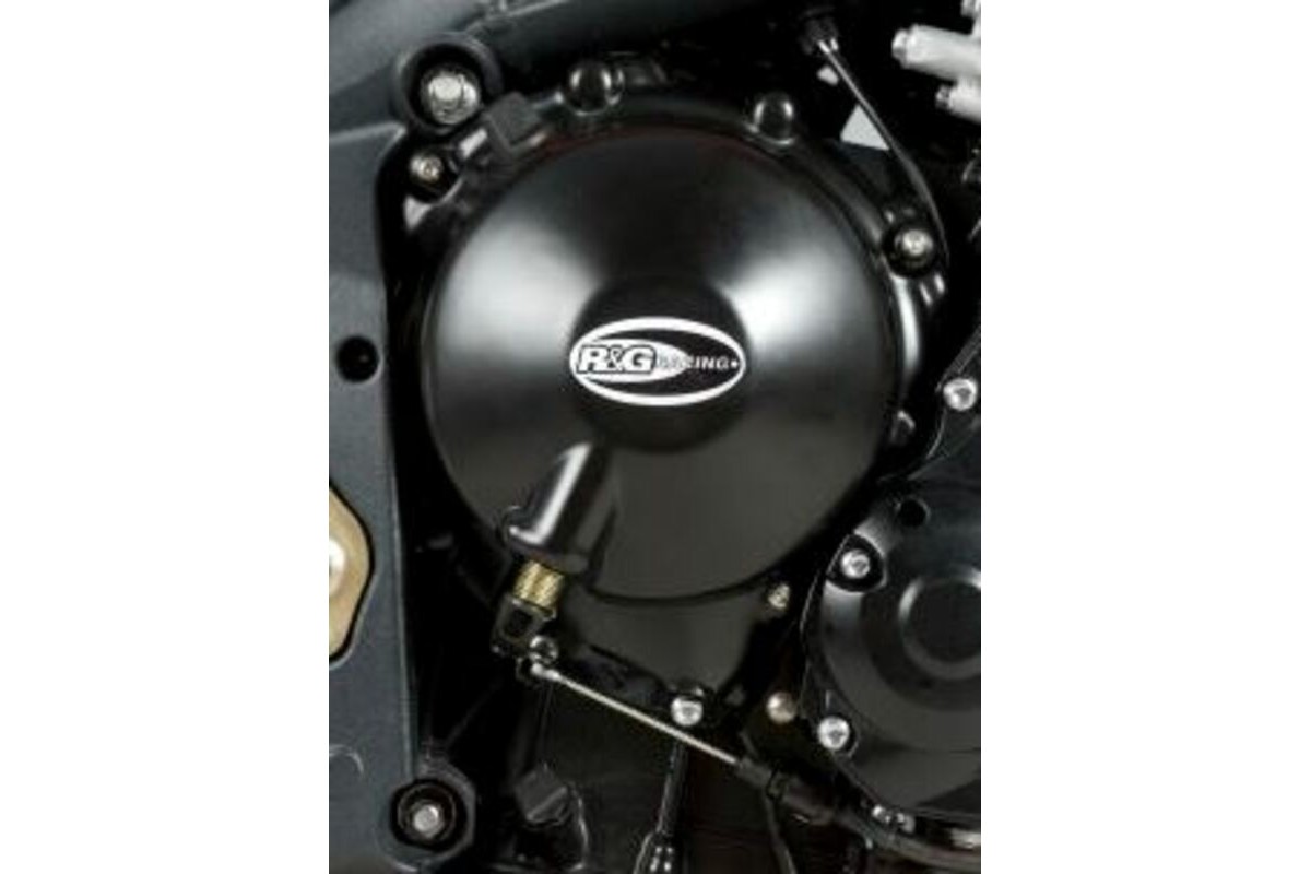 Couvre-carter droit (embrayage) R&G RACING noir Triumph Street Triple