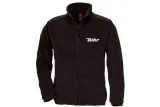 Blouson polaire zippé BIHR - noir taille M