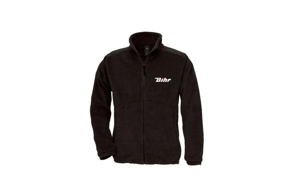 Blouson polaire zippé BIHR - noir taille XXL