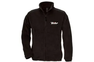 Blouson polaire zippé BIHR - noir taille XL