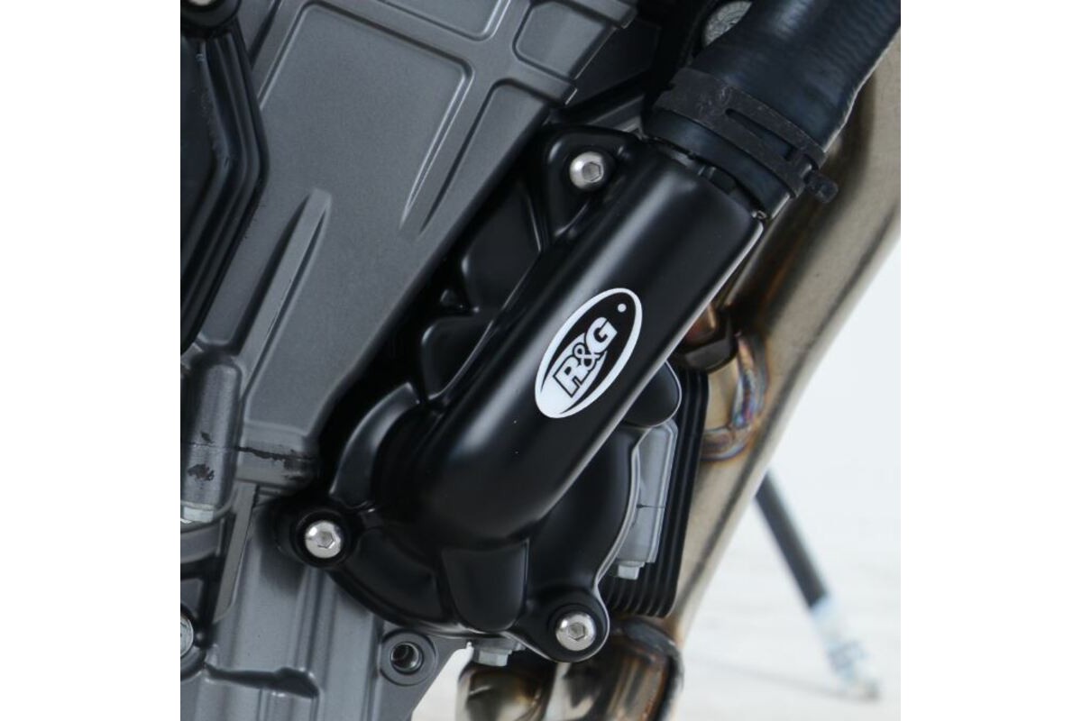 Couvre-carter droit (pompe à eau) R&G RACING noir KTM Duke 790