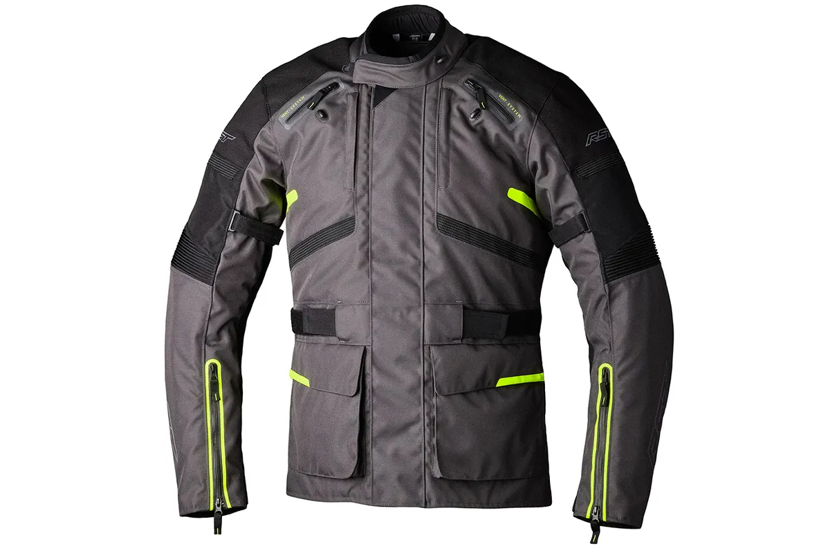 Veste RST Endurance CE textile - graphite/jaune fluo
