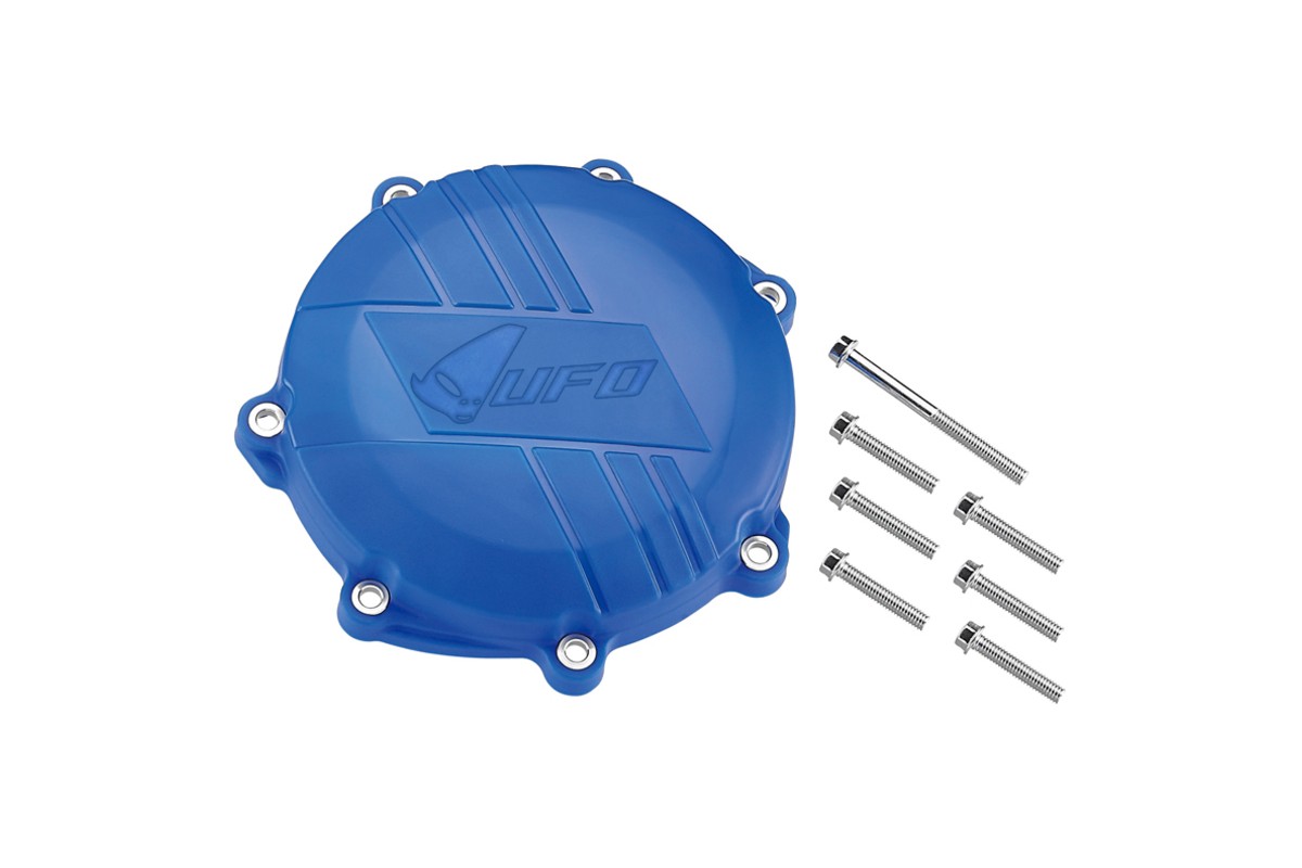 Protège carter embrayage UFO bleu Yamaha WR250F