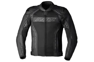 Veste cuir RST S-1 Mesh CE homme - noir