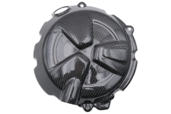 Couvre-carter embrayage LIGHTECH carbone brillant
