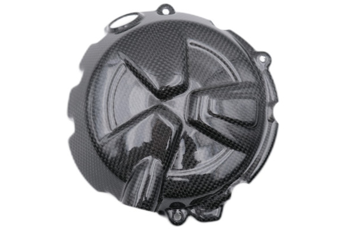 Couvre-carter embrayage LIGHTECH carbone brillant