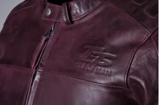 Veste RST Brandish2 cuir CE homme - Oxblood