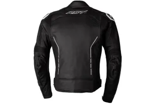 Veste RST S1 CE cuir - noir/noir/blanc
